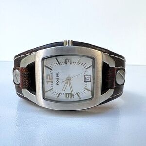 Fossil Watch-Brown Leather Band